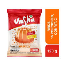 Reposteria Gelatina Umsha Sabor Naranja BOLSA 120G