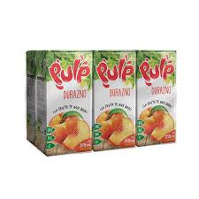 Bebidas Pulp Sabor Durazno PAQ 6 UND X 250ML