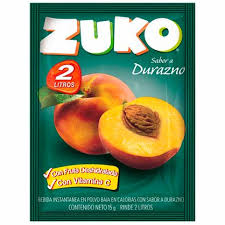 Reposteria  Bebida Instantanea Zuko Durazno  BOLSA 15G