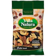 Reposteria  Frutos Secos Villa Natura Cocktail  BOLSA 150G