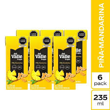 Bebidas Frugos Del Valle Sabor Piña PAQ 6 UND X 235ML