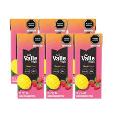 Bebidas Frugos Del Valle Sabor Mango Fresa PAQ 6 UND X 235ML